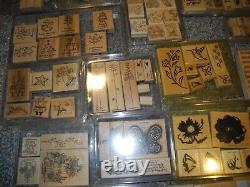 Huge Stampin Up Lot of Stamp Sets Classic Stamp Dies Many Other Items