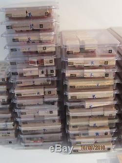 Huge Stampin Up Stamp Collection! 89 Wooden Sets Over 750 Stamps Most Retired