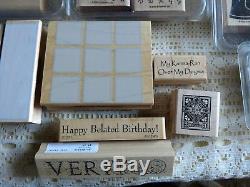 Huge lot of Stampin Up! Stamp sets Plus Others