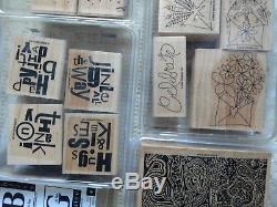 Huge lot of Stampin Up! Stamp sets Plus Others