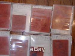 Huge lot of stampin up stamps wood and clear mount stamps (10 sets)