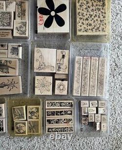 Huged Mixed Lot Of Stampin Up Stamps 325+ Stamp Collection 50+ Sets Very Clean