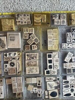 Huged Mixed Lot Of Stampin Up Stamps 325+ Stamp Collection 50+ Sets Very Clean