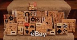 LARGE LOT of STAMPIN UP and CTMH Rubber Stamp Sets 96 Sets 946 Stamps
