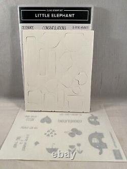 LITTLE ELEPHANT Stamp Set ELEPHANT BUILDER Punch New Stampin Up Baby