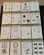 LOT OF 15 Stampin Up CLEAR Stamp Sets FEW STAMPS HAVE BEEN USED MOST NEVER USED