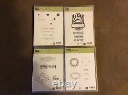LOT OF 18 STAMPIN UP STAMP SETS. Mixed Themes. NEW & USED