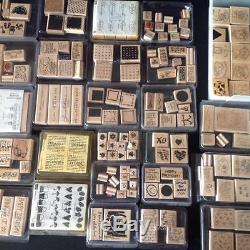 LOT OF 36 STAMPIN' UP SETS MANY NEWithNEVER USED RUBBER WOOD STAMPS ALL OCCASION