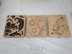 LOT Of 181 STAMPIN UP STAMP SETS WOOD MOUNT RUBBER STAMPS MANY RETIRED 1997-2007