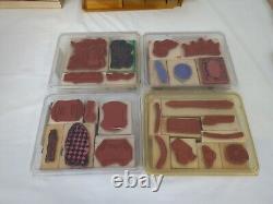 LOT Of 181 STAMPIN UP STAMP SETS WOOD MOUNT RUBBER STAMPS MANY RETIRED 1997-2007