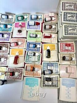 LOT STAMPIN' UP59 Classic Ink Stamp Pads & 35 Refills Large Color Variety