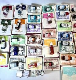 LOT STAMPIN' UP59 Classic Ink Stamp Pads & 35 Refills Large Color Variety