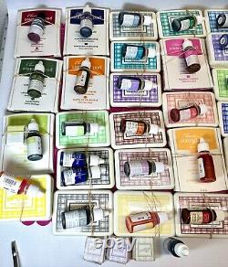 LOT STAMPIN' UP59 Classic Ink Stamp Pads & 35 Refills Large Color Variety