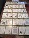 LOT of 32 (40 sets at buy it now price) Stampin' Up Rubber Sets New & Used