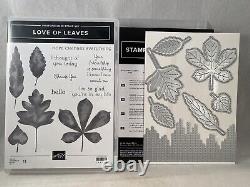 LOVE OF LEAVES Stamp Set STITCHED LEAVES Dies Stampin Up Hope Changes Everything