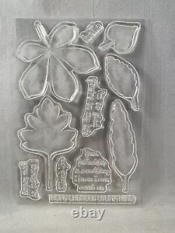 LOVE OF LEAVES Stamp Set STITCHED LEAVES Dies Stampin Up Hope Changes Everything