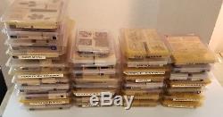 Large Lot Of 33 Stampin Up Rubber Stamp Sets