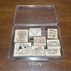 Large Lot Of Stampin Up! Stamps and Dies Set (Over 200 Stamps) Vintage and New