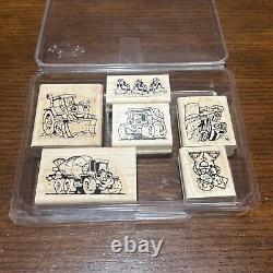 Large Lot Of Stampin Up! Stamps and Dies Set (Over 200 Stamps) Vintage and New