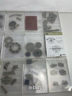 Large Lot of 20 Stampin' Up! Stamp sets Mixed Themes