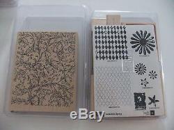 Large Lot of 27 Stampin Up Rubber Stamp Sets