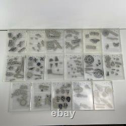 Large Lot of 35 Stampin' Up! Stamp sets Mixed Themes