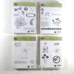 Large Lot of 78 Stampin' Up Rubber Cling Stamp Sets NEW