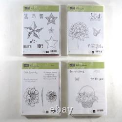 Large Lot of 78 Stampin' Up Rubber Cling Stamp Sets NEW