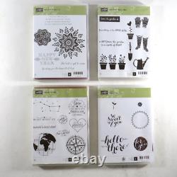 Large Lot of 78 Stampin' Up Rubber Cling Stamp Sets NEW