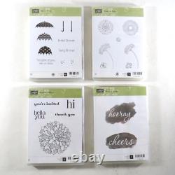 Large Lot of 78 Stampin' Up Rubber Cling Stamp Sets NEW