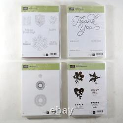 Large Lot of 78 Stampin' Up Rubber Cling Stamp Sets NEW