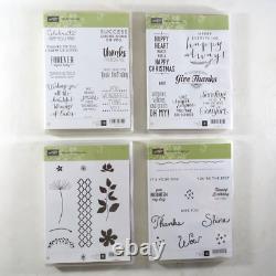 Large Lot of 78 Stampin' Up Rubber Cling Stamp Sets NEW