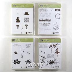 Large Lot of 78 Stampin' Up Rubber Cling Stamp Sets NEW