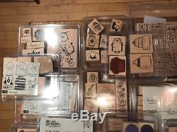 Large Lot of Stampin' Up! Stamp Sets (Some new some used)