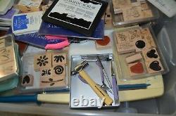 Large Lot of Stampin' Up! Stamp Sets and Other Stamping Accessories (Summer Fun)