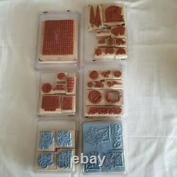 Large Mixed Lot 26 Stampin' Up! Stamp Sets Retired Scrapbooking Cards Crafts
