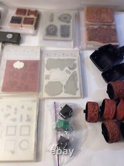 Large lot of 11 Stampin' Up sets includes As Lovely as Tree, 2 Stampin' Wheels