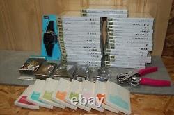 Large lot of Stampin' Up Scrapbooking Ink pads punches, 32 stamp sets, 8 pads