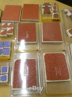 Large lot stampin up stamp sets most new & retired