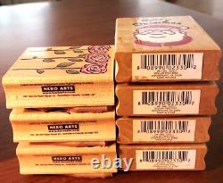 Lot 100 Rubber Stamps Wood Mount 8 Complete Sets of Stampin' Up! Most Unused