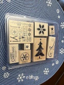 Lot 100+ Stampin' Up! Wooden Rubber Stamps Collection 8 Sets Lots Of Value