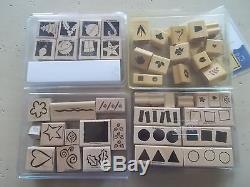 Lot 17 Stampin' Up! Rubber Stamp Sets RETIRED