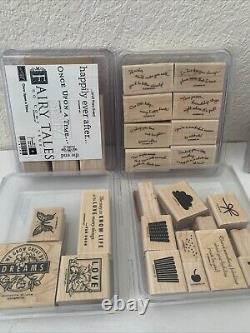 Lot 41 Stamp Sets Stampin Up! NEW & USED Christmas Floral Words 220 Individuals