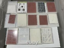 Lot Of 14 Stampin Up! Stamp Sets, New, Unused, Retired