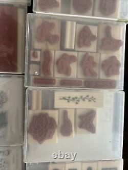 Lot Of 15 Stampin' Up Mixed Lot Cling Stamp, Photopolymer Set New & Used