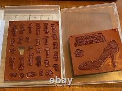 Lot Of 24 Stampin' Up Rubber Stamp Set Double Take Everything Eleanor Sports D-g