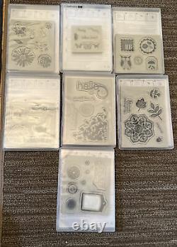 Lot Of 25 Stampin Up Stamp Sets Occasions Almost All Unused