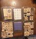 Lot Of 27 Stampin Up Rubber Stamp Set Kits