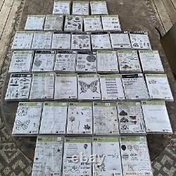 Lot Of 38 Stampin Up Huge Lot Of Sets Some Retired