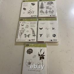 Lot Of 59 Stampin Up Stamps Sets Clear Mount Photopolymer Rubber Scrapbook